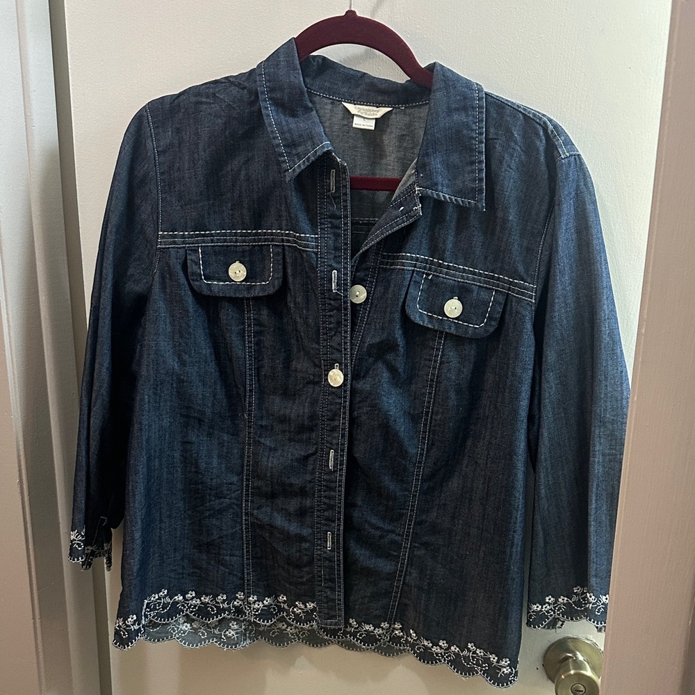 Christopher & Banks Blue Denim Jacket